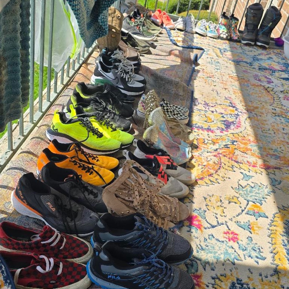 All different shoes